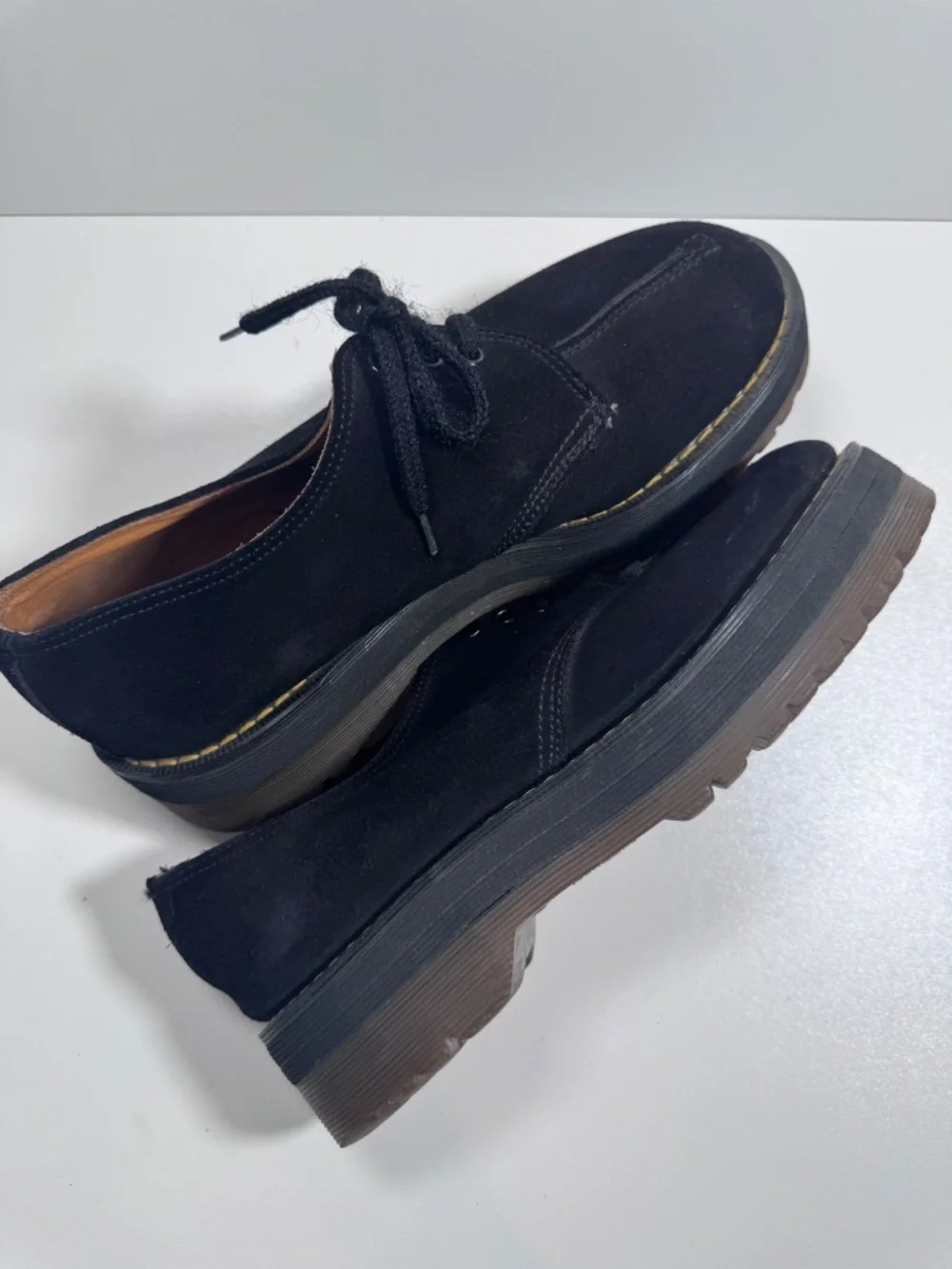 Dr. Martens 1461 Bex Suede Oxford Shoes Made in England UK 8 US 9 Vintage Grunge